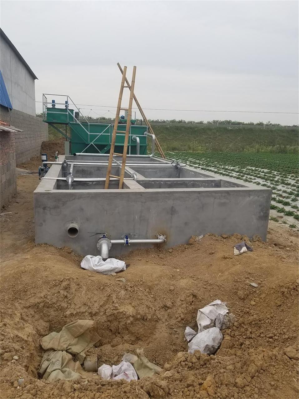 賀山東圣鑫環保公司與蘭陵30家大蒜加工客戶簽訂污水處理合同