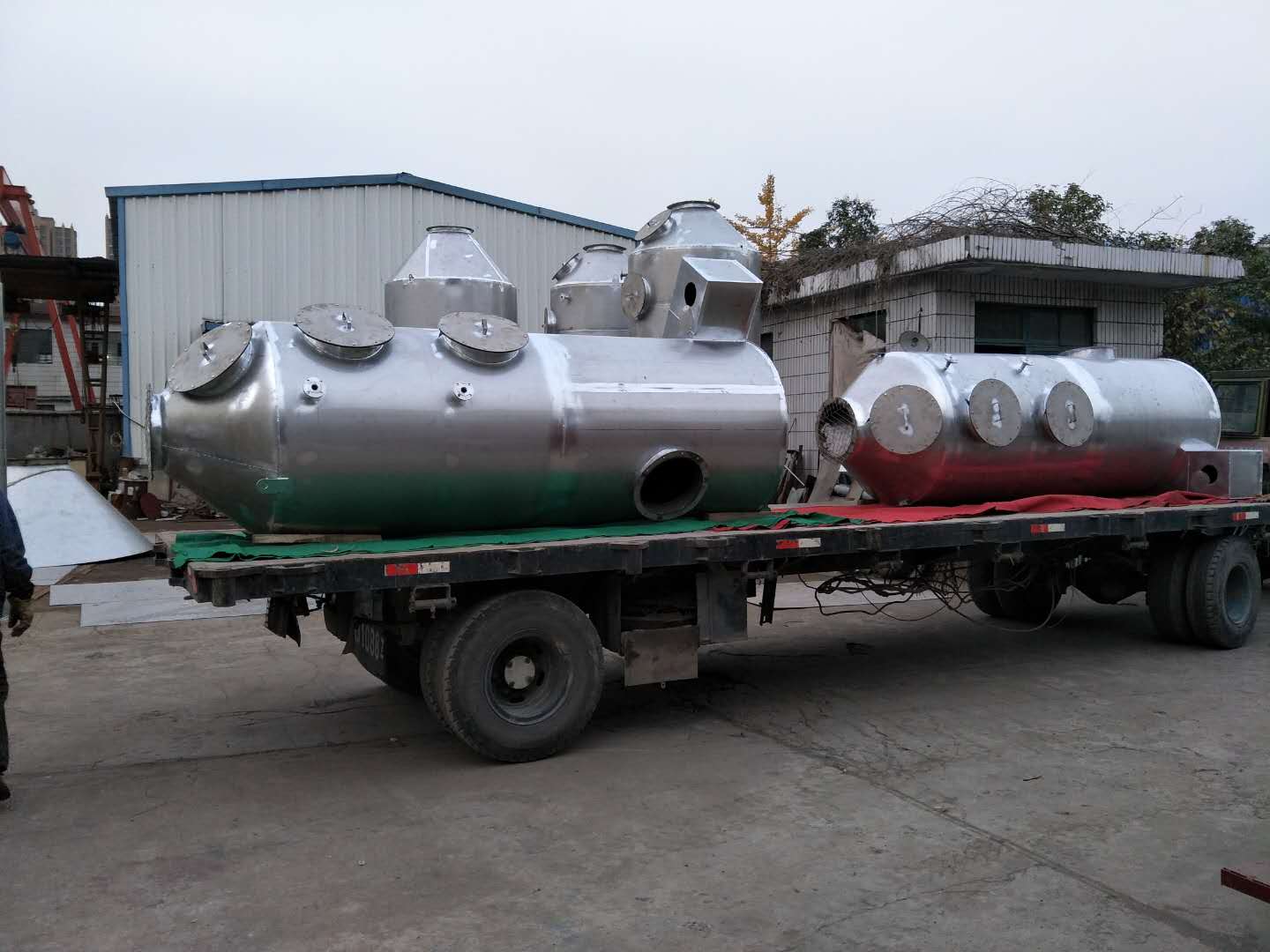 山東豪門鋁業棒爐、時效爐脫硝廢氣治理設備發貨